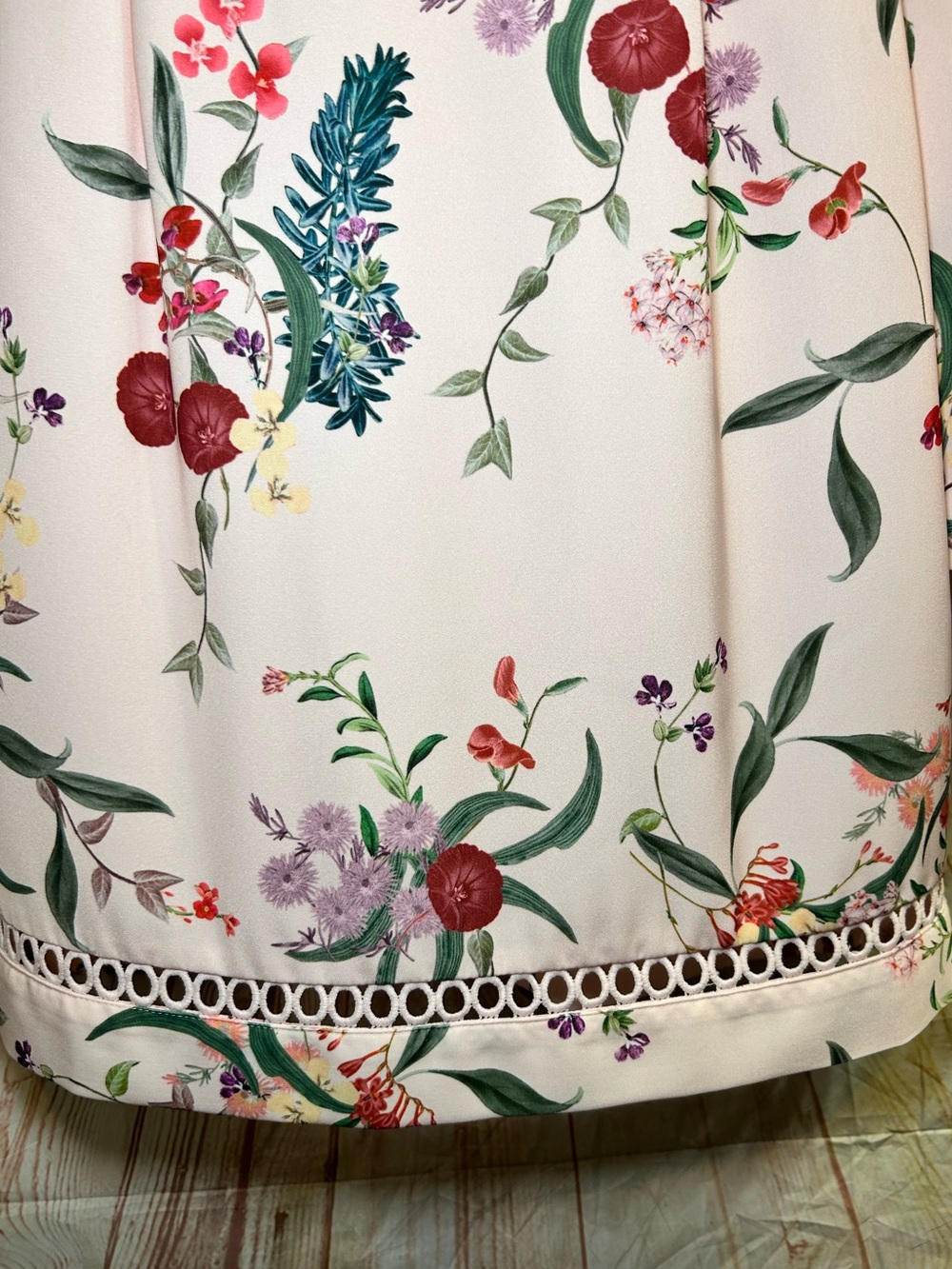 Keepsake The Label‎ Floral Bell Sleeve Shift Mini Dress Pink Romantic Wedding - Picture 10 of 14